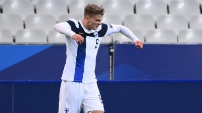 Marcus Forss har gjort mål i landslaget.