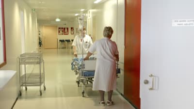 Sjukvårdare på ett sjukhus