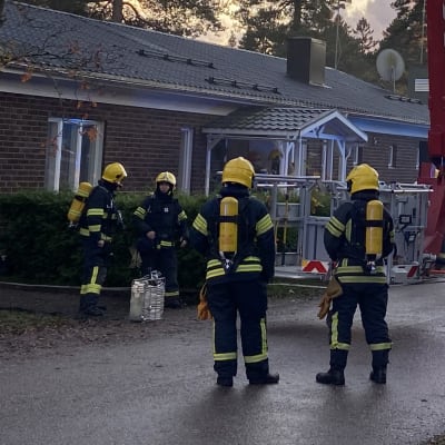 Brand i småhus i Vårberga i Borgå 11.10.20