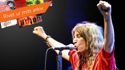 Konsertbild av Patti Smith