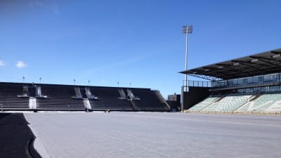 Kuppis fotbollsstadion, april 2013