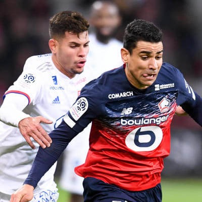 Lyon mot Lille i mars 2020.