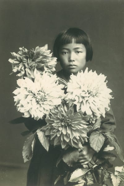 Kusama ca 10 år  gammal, 1939