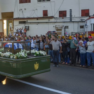 Fidel Castro hautajaiset.