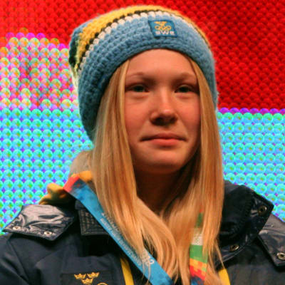 17-åriga silvermedaljören Jonna Sundling i ungdoms-OS 2012. 