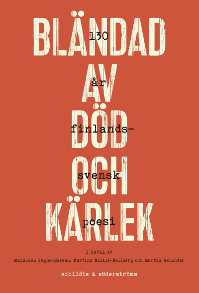 Pärmen till poesiantologin "Bländad av död och kärlek".