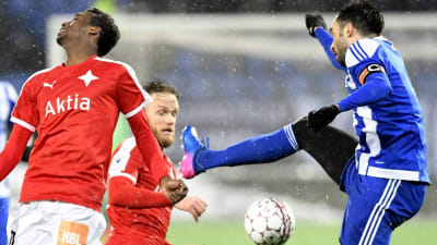 HIFK förlorade mot HJK med 0-3 i Finlands Cup.