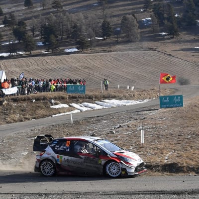 Jari-Matti Latvala kör i Monte Carlo