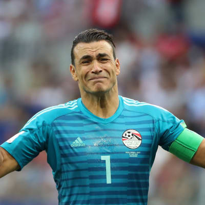 Essam El-Hadarys Egypten slutade sist i grupp-A i fotbolls-VM.