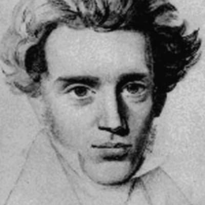 Sören Kierkegaard porträtt