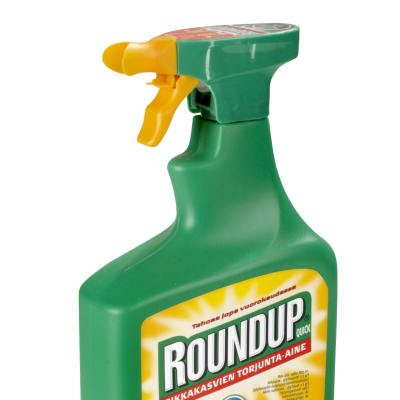 En flaska med bekämpningsmedlet Roundup.