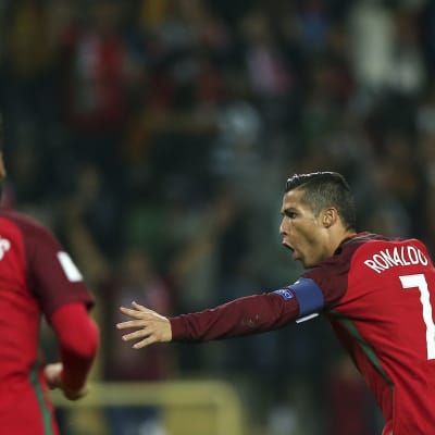 Cristiano Ronaldo var glödhet i fotbollsmatchen mot Andorra.
