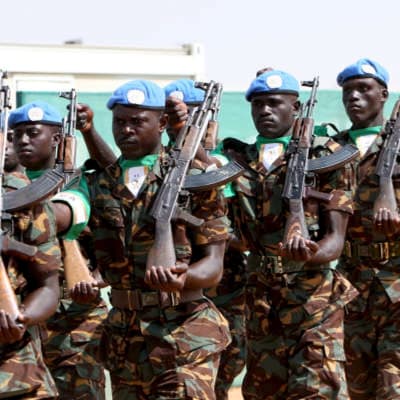 Afrikanska unionens  fredsbevarare i Sudan