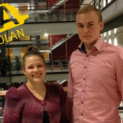 Michaela Wilkman och Johan Sanmark