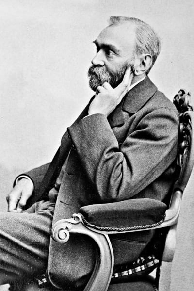 Alfred Nobel porträtt.