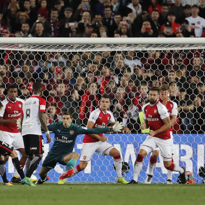 Sydney Wanderers ja Arsenal kohtasivat ystävyysottelussa Australiassa 15.7.2017.