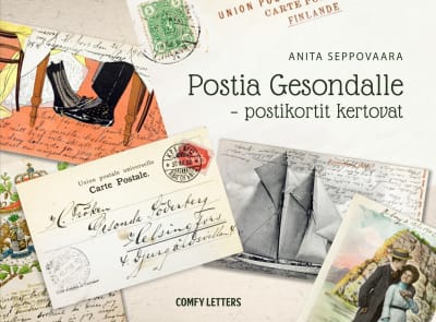 Pärmen till Anita Seppovaaras bok om postkort sända till Gesonda Söderberg.
