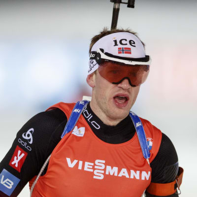 Johannes Thingnes Bø gapar.