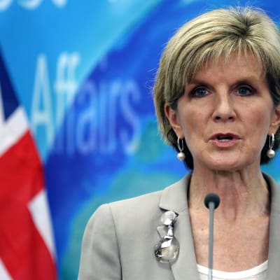 Australiens utrikesminister julie bishop