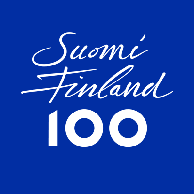 Suomi Finland 100 logotyp
