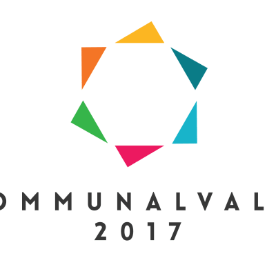 Bild av den svenskspråkiga. logotypen för Yles bevakning av kommunalvalet 2017