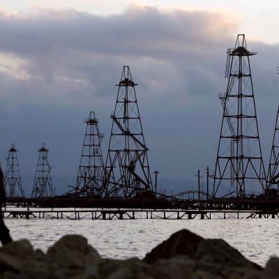 Oljefält i Kaspiska havet