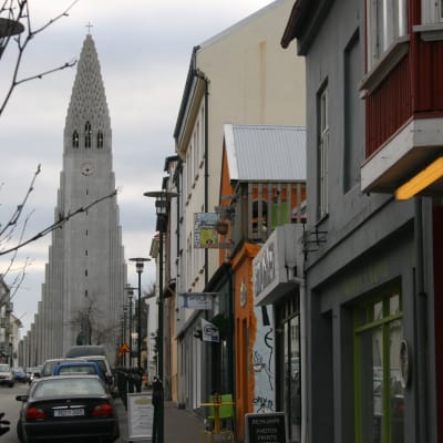 Hallgrímskirkja i Reykjavik