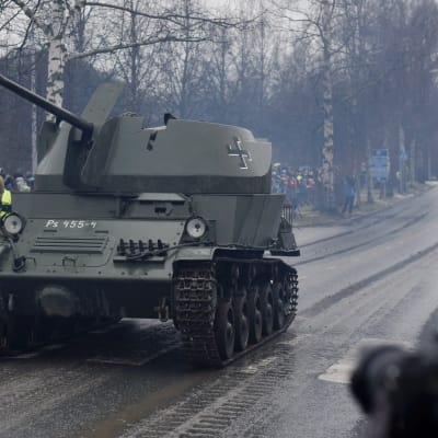 Försvarsmaktens självständighetsparad i Tavastehus den 6 december 2014.