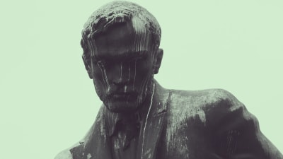 Staty av Aleksis Kivi.
