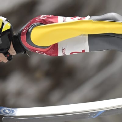 Eero Hirvonen i nordisk kombination. 