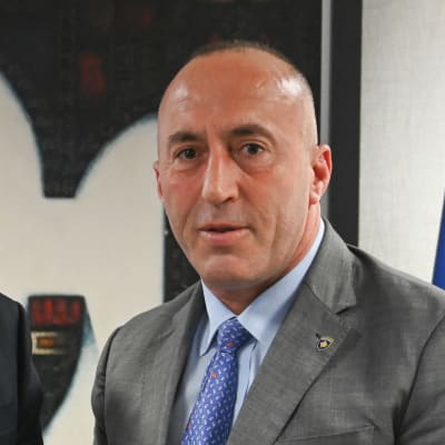 Kosovos före detta premiärminister Ramush Haradinaj.