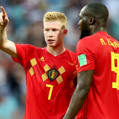 Kevin De Bruyne och Romelu Lukaku.