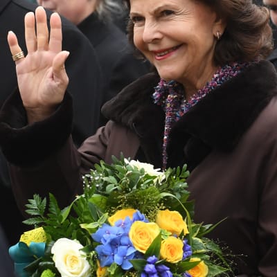 Drottning Siliva på besök i Tyskland i oktober 2016.