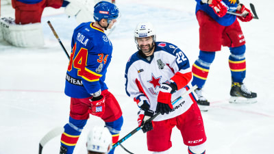 CSKA Moskva firar mål mot Jokerit.