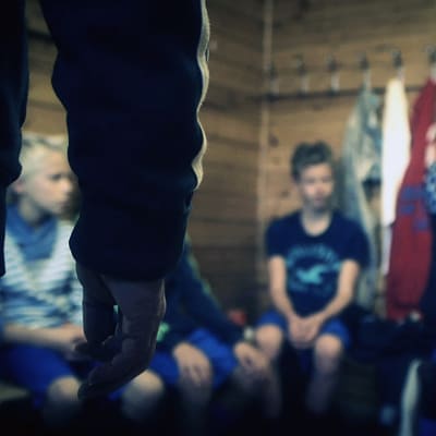 Idrottens himmeloch helvete - bild från omklädningsrum