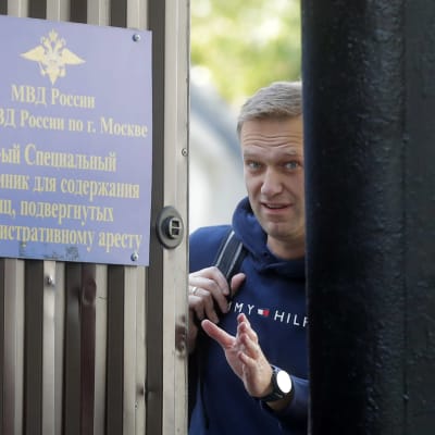 Den ryske oppositionsledaren Aleksej Navalnyj 23.8.2019