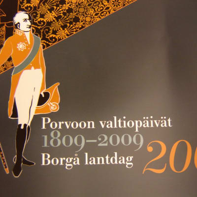 Affisch för Borgå lantdagsjubileum