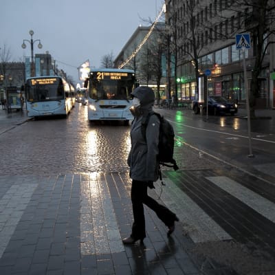 Katunäkymä Lahdessa.