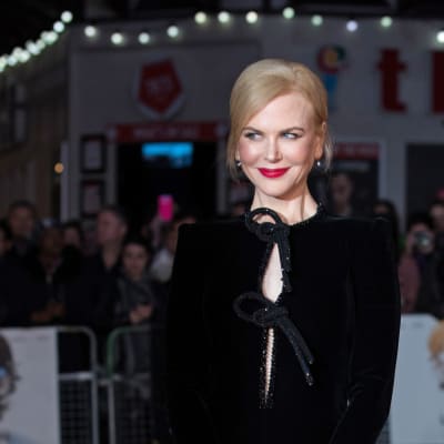 Nicole Kidman klädd i svart på London Film Festival 12.10.2016