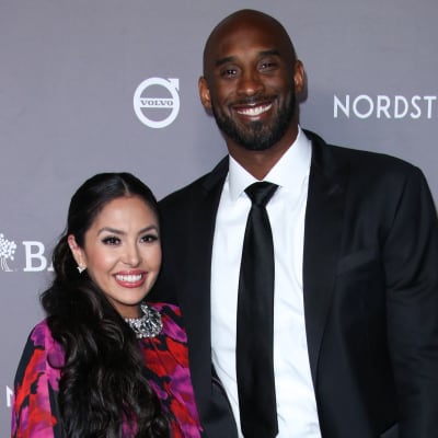 Kobe Bryant tillsammans med frun Vanessa i november 2019.
