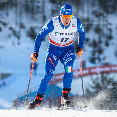 Federico Pellegrino åker skidor.