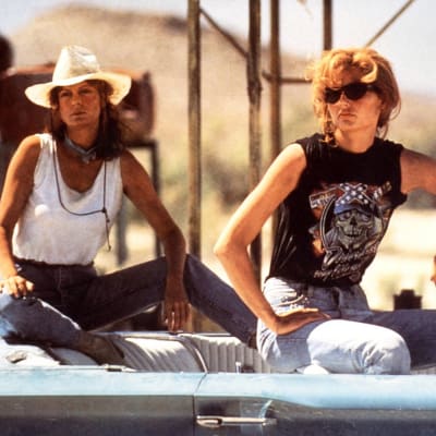 Susan Sarandon och Geena Davis i filmen Thelma & Louise 1991. 
