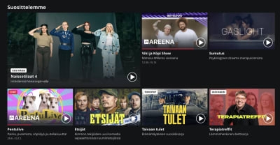 Kuvakaappaus Yle Areenasta