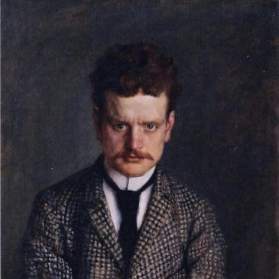 Sibelius målad av Eero Järnefelt.