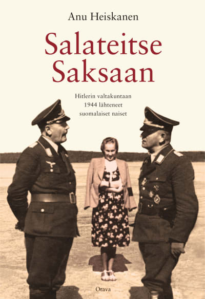 Pärmen till Anu Heiskanens bok "Salateitse Saksaan".