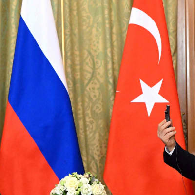  Rysslands president Vladimir Putin och Turkiets president Recep Tayyip Erdogan 4.9.2023 i Sotji. 