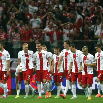 Polen slog Tyskland i kvalet 2014 med 2-0.