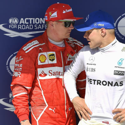 Kimi Räikkönen, Valtteri Bottas.