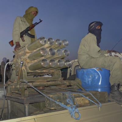 Tuaregkrigare i norra Mali.
