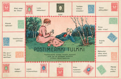 Postkort fråmn sekelskiftet 1800-1900.